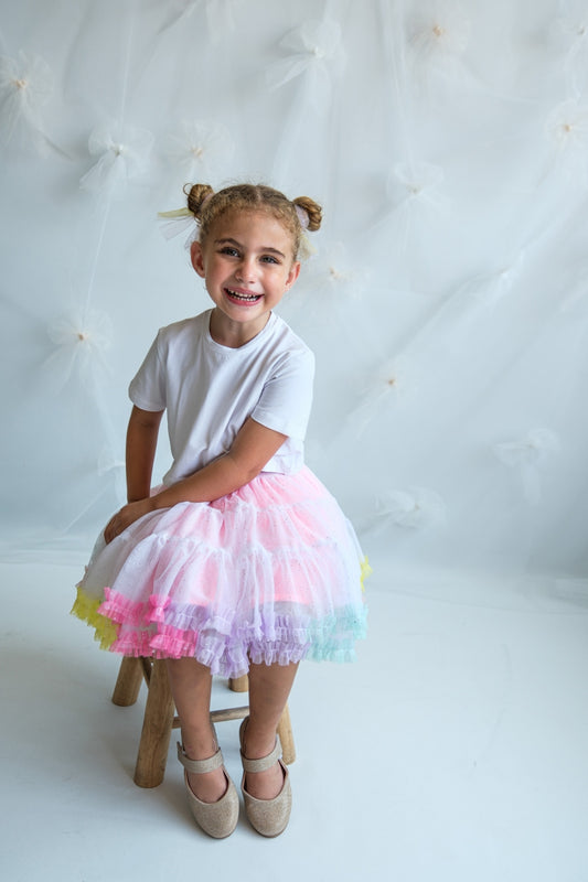 Pastel Rainbow Tutu Skirt