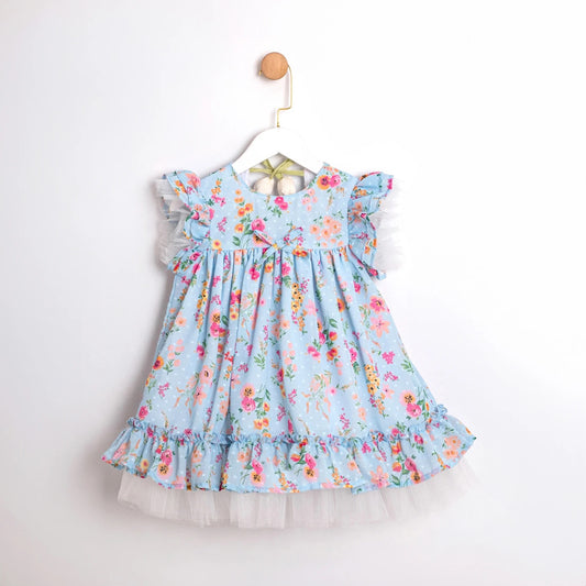 Blue Floral Dress