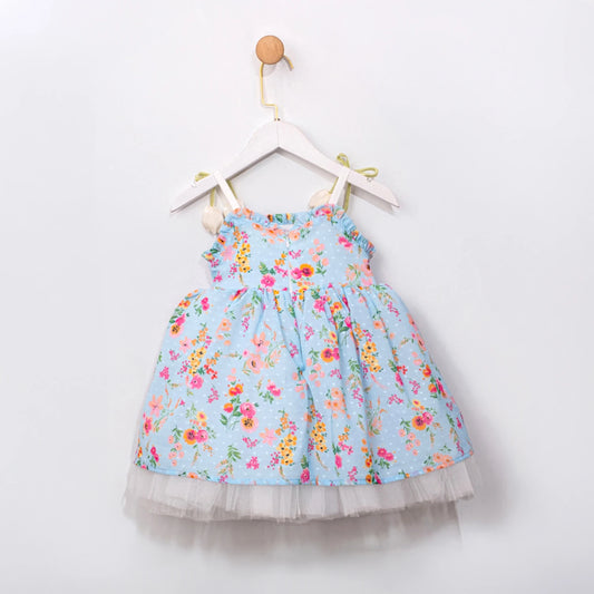 Blue Floral Dress