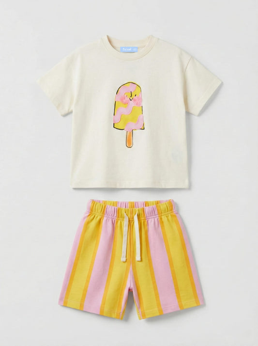 Ice Cream Stripe Set