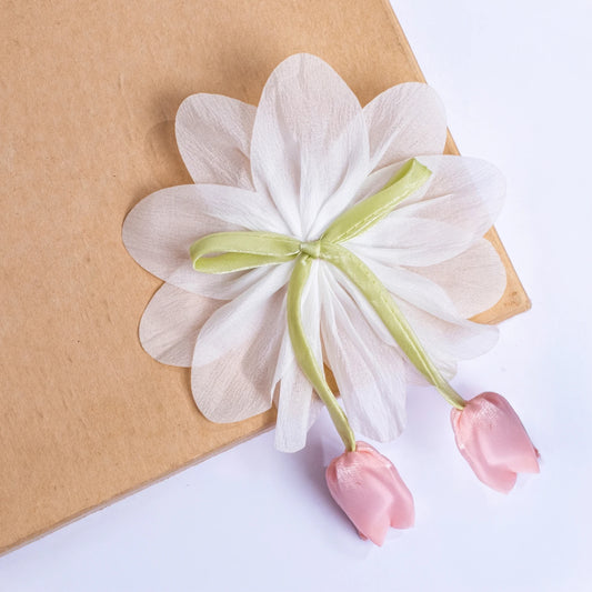 Handmade Tulip Hair Clip