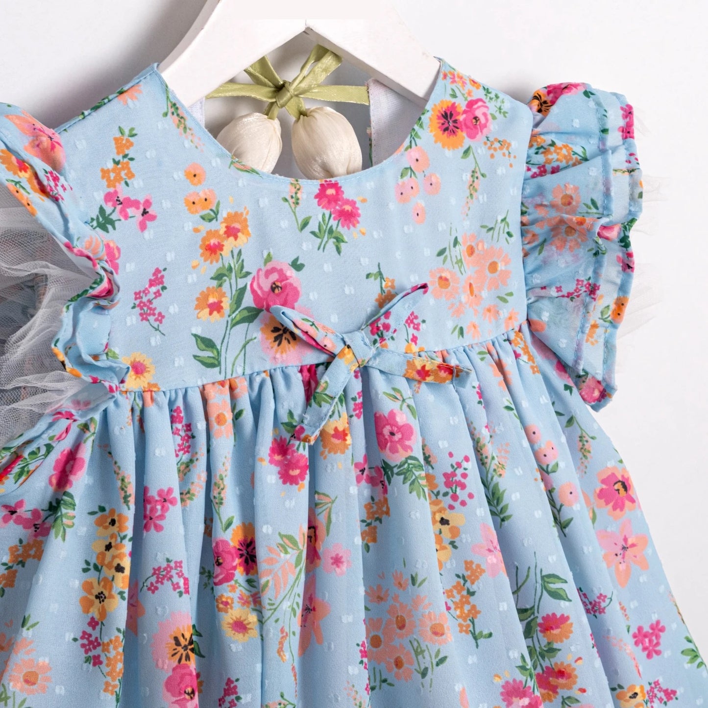 Blue Floral Dress