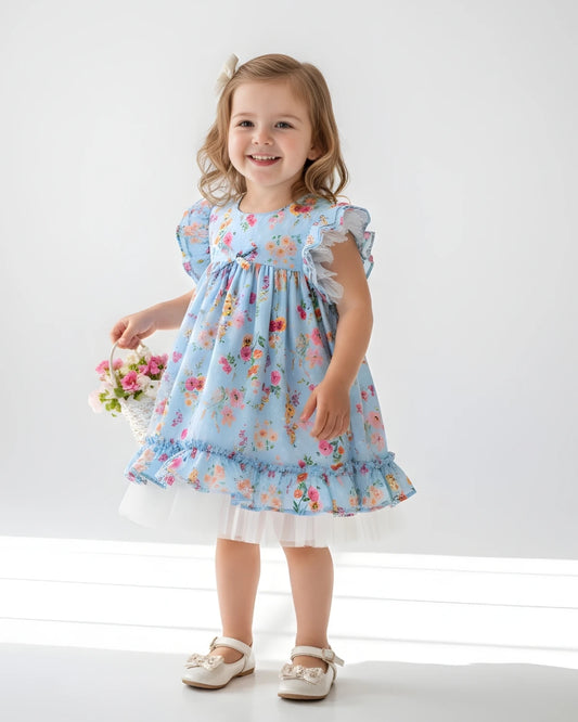 Blue Floral Dress