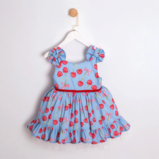 Blue Cherry Dress