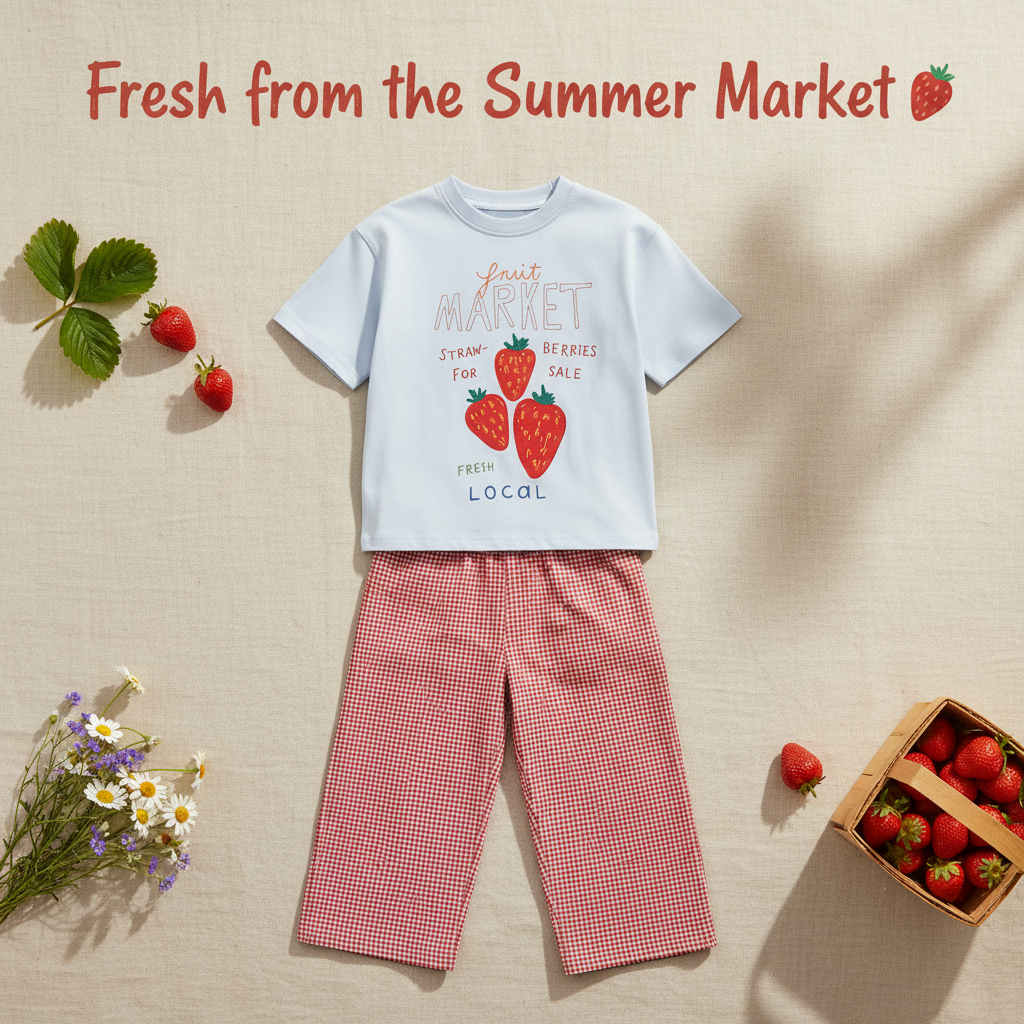 Strawberry Market Set