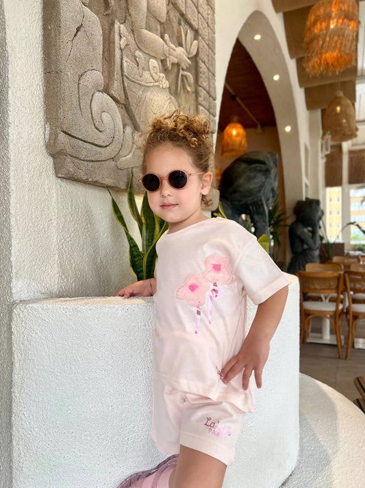 Blush Cotton Candy Kids Set
