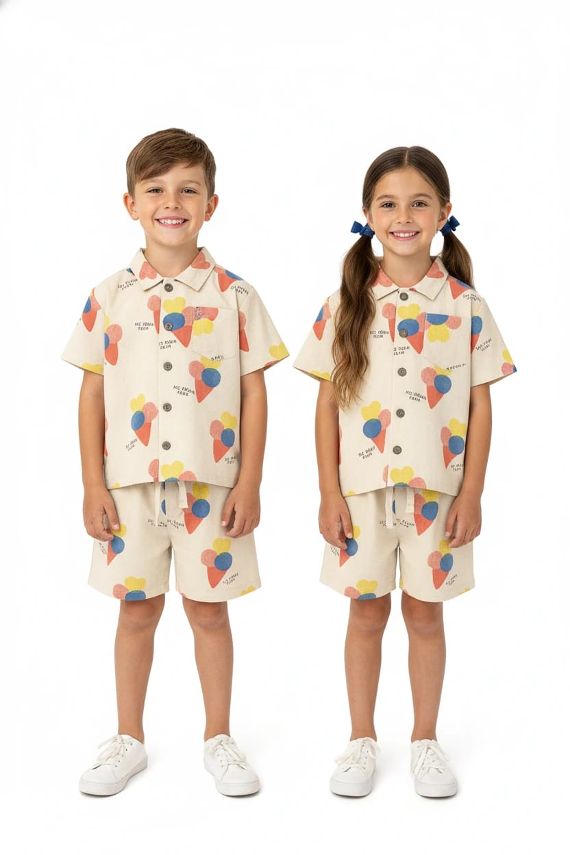 Ice Cream Cotton Set