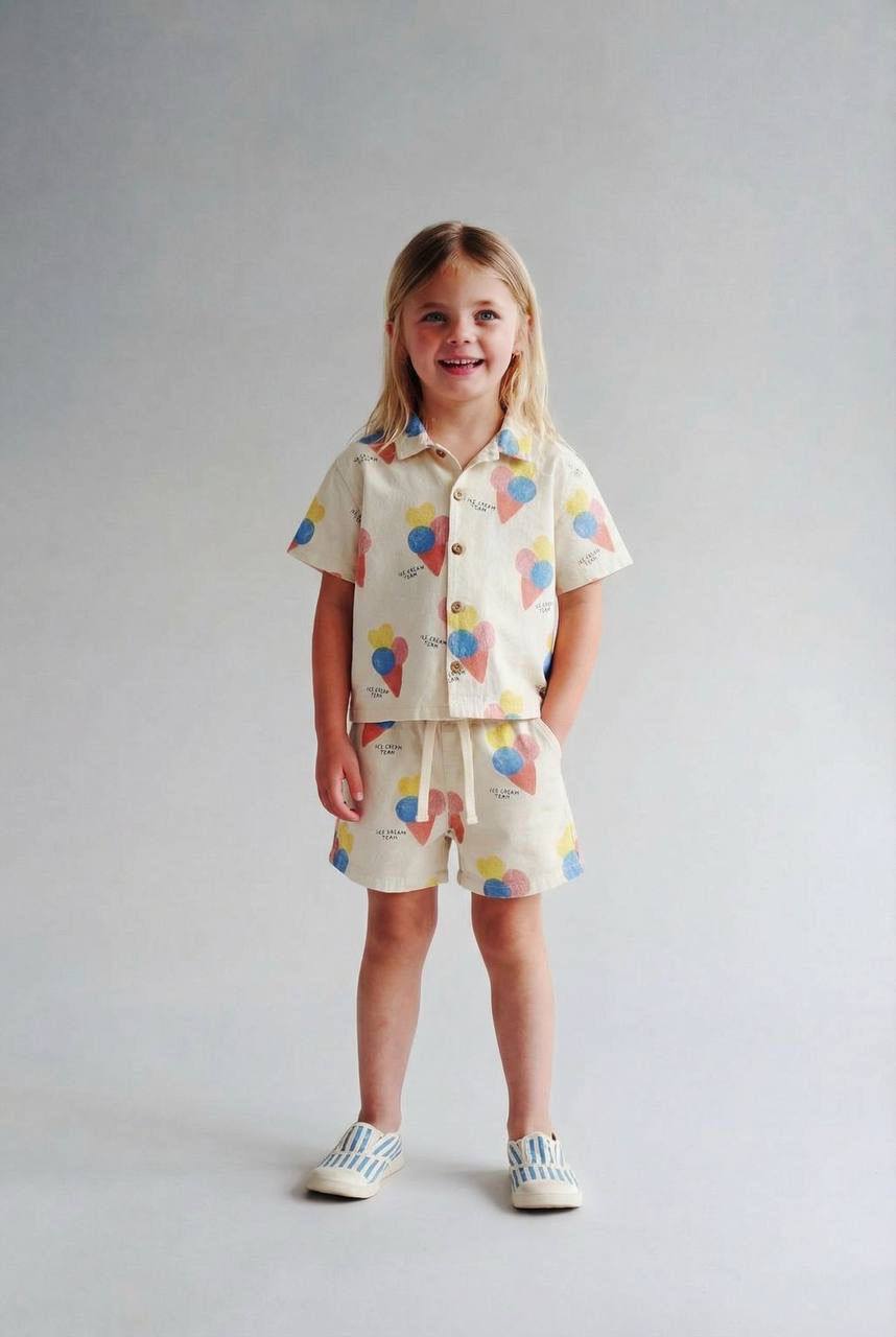 Ice Cream Cotton Set