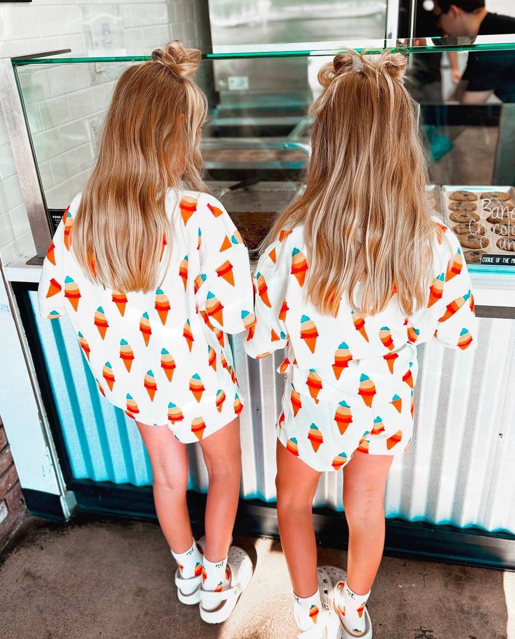 Rainbow Ice Cream Cotton Set