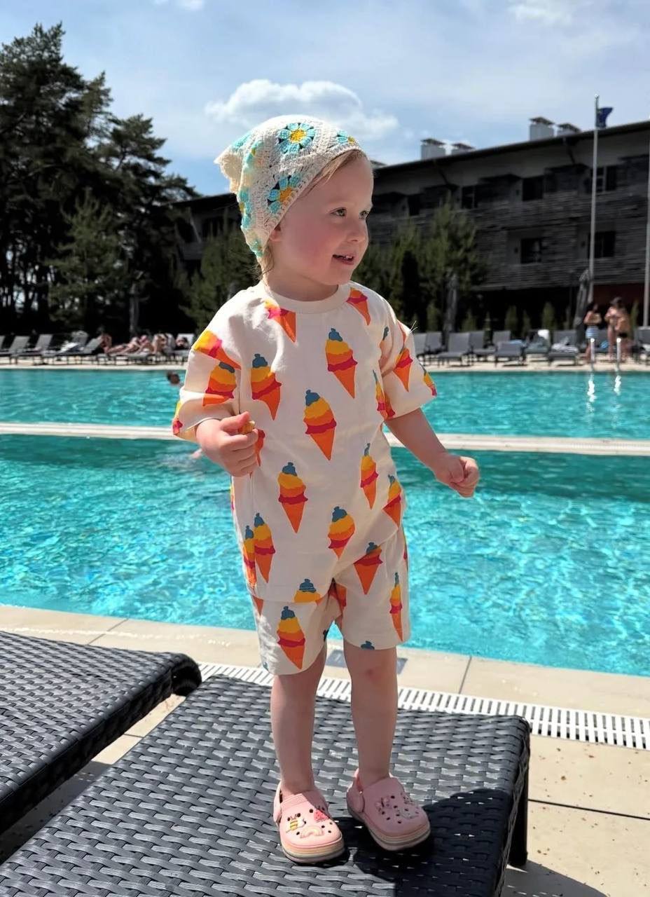 Rainbow Ice Cream Cotton Set