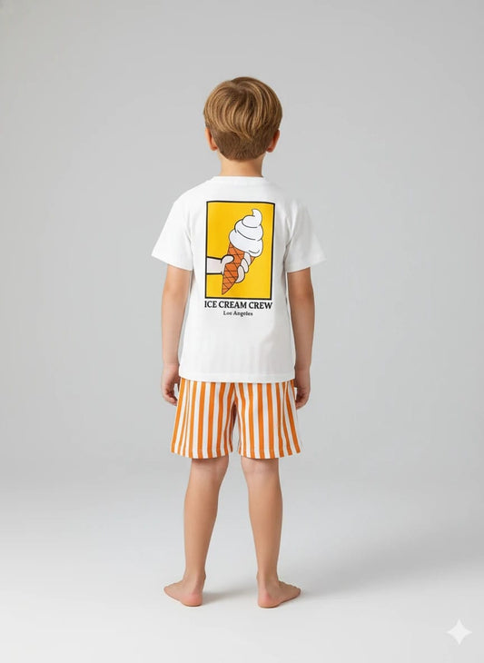 Ice Cream Crew Cotton Kids Set