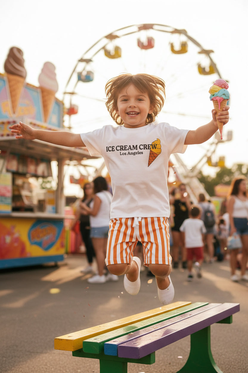 Ice Cream Crew Cotton Kids Set