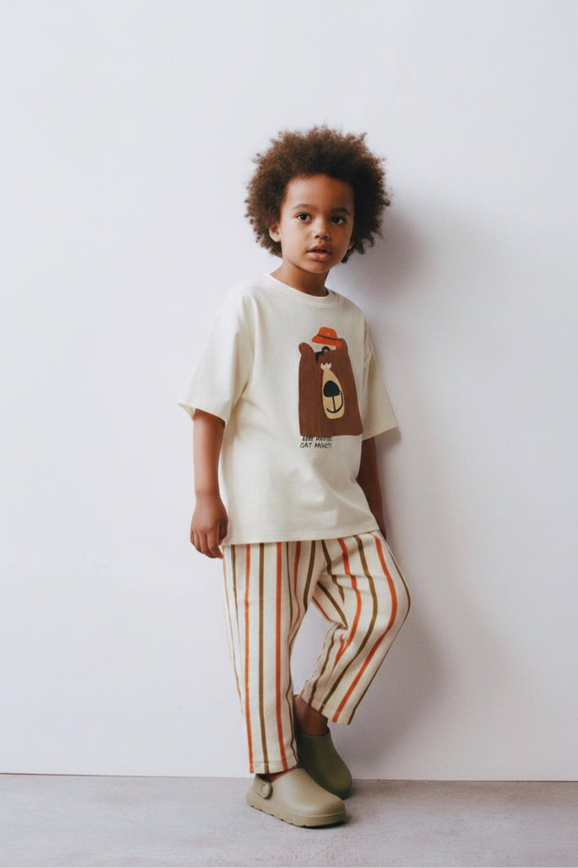 Honey Bear Stripe Set