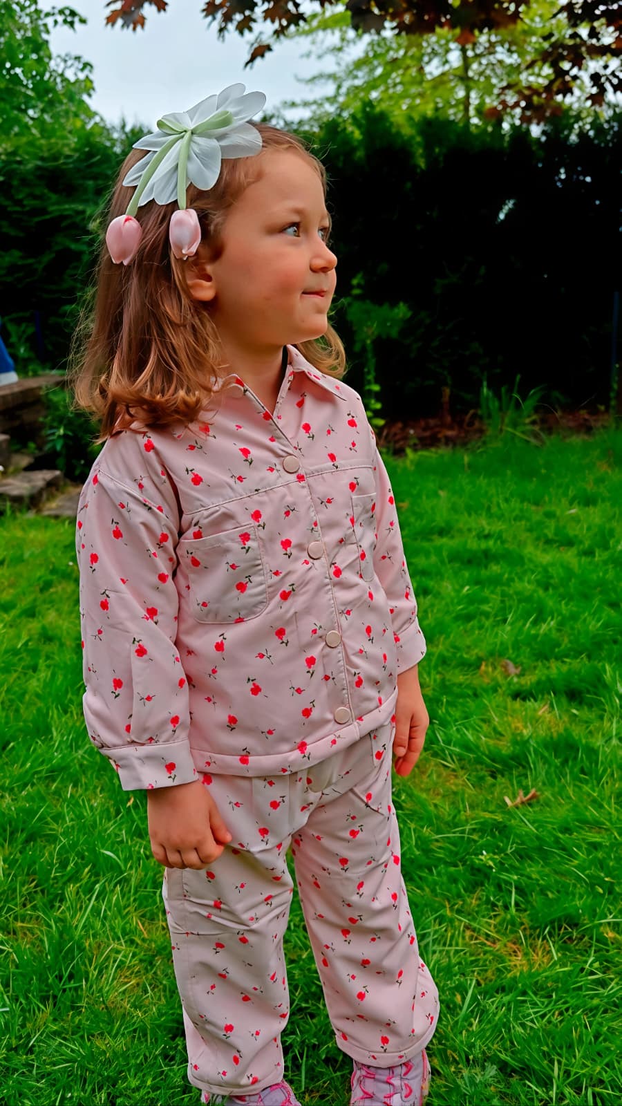 Floral Cotton Outfit Set