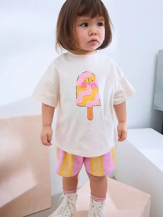 Ice Cream Stripe Set